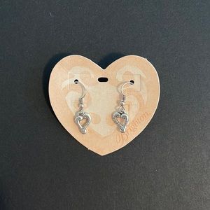 Brighton silver earring Tuscan etched